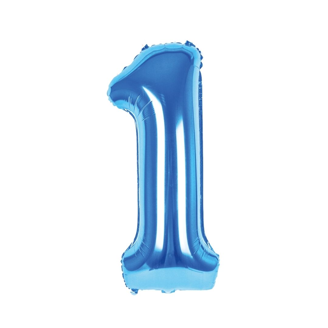 Palloncino foil Numero “5” Azzurro