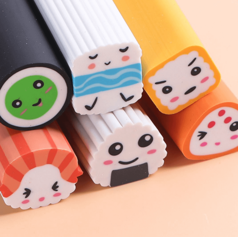 Set 6 gommine sushi – MOOD MILANO STORE